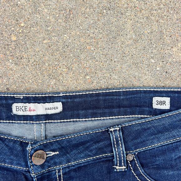 Buckle BKE Harper Boot Stretch Plus Size Womens 38R Blue Jeans - Picture 4 of 7